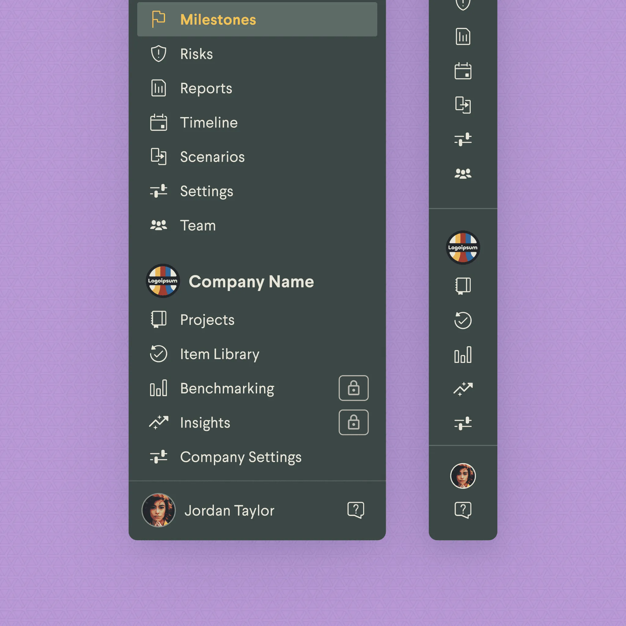 Final navigation design in a real Join project view