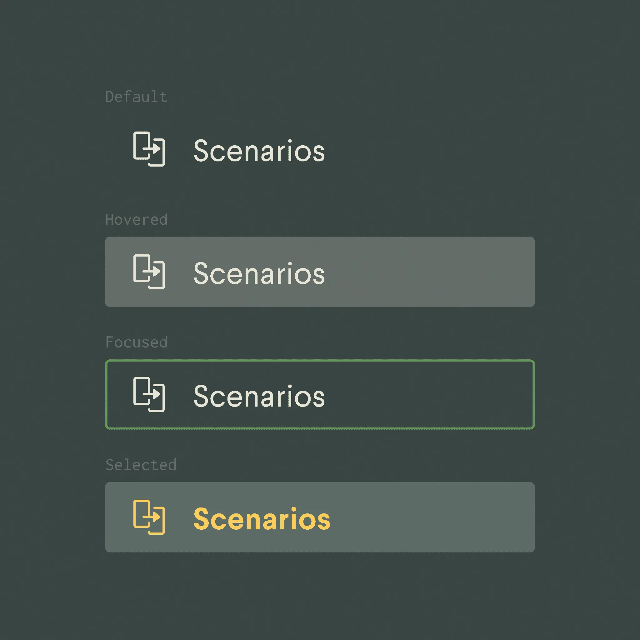 Scenarios comparison view showing two packaged project options side-by-side with their cost and schedule trade-offs